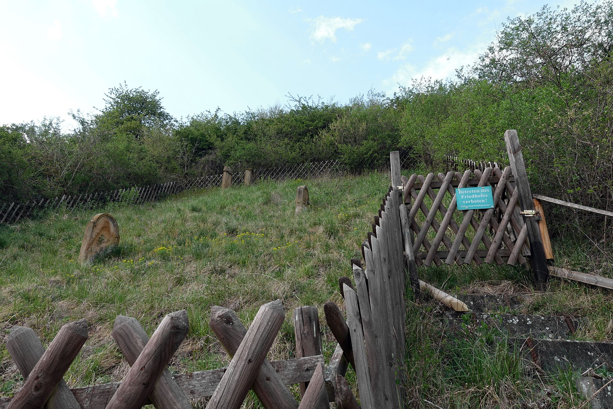 Der jüdische Friedhof in Tiefenthal (VG Bad Kreuznach, Kreis Bad Kreuznach)